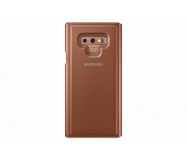 Etui Clear View Standing Cover do Samsung Galaxy Note 9 brązowe - 441239 - zdjęcie 3